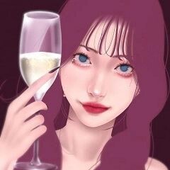 アルコールと混ざる