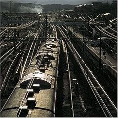 瓦の屋根に雪が降る