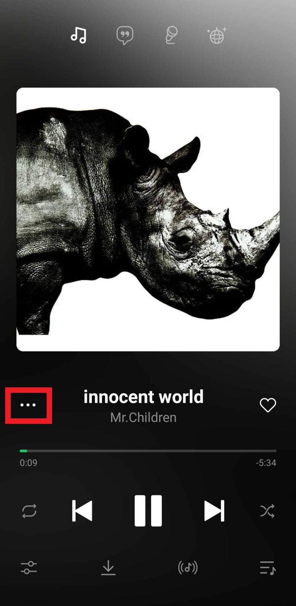 楽曲の詳細を開く